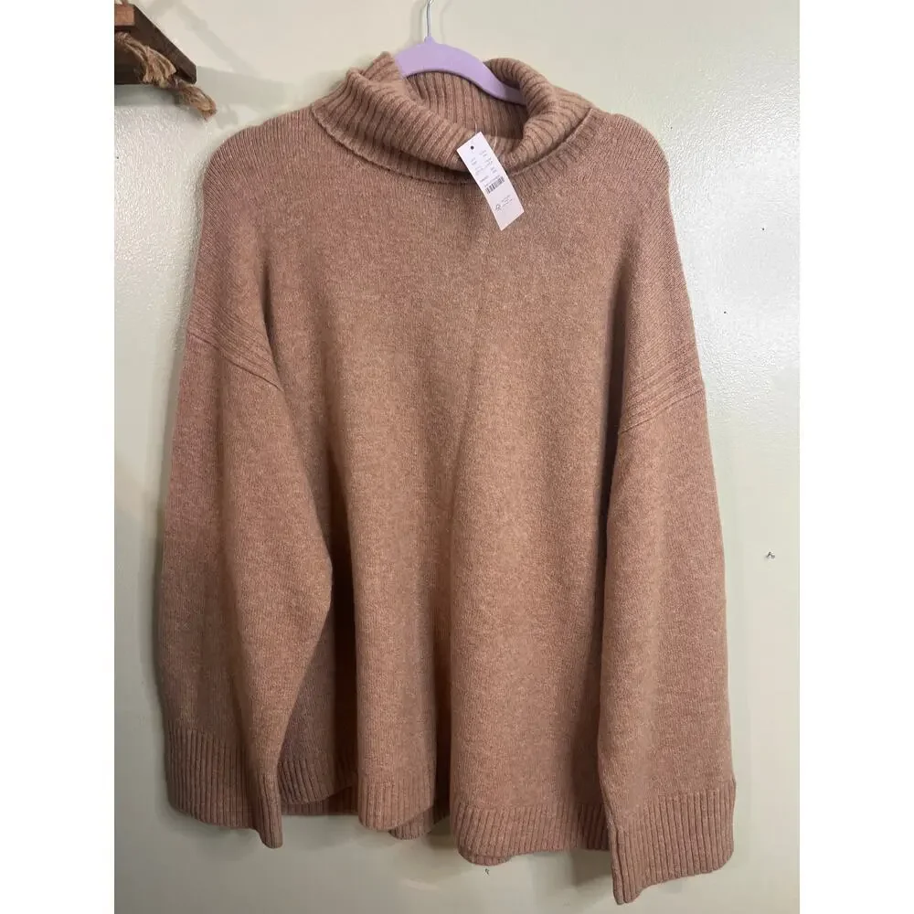 J. Crew Turtleneck sweater wool blend Supersoft yarn, size XXL, MSRP $128, CE716